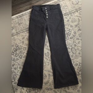 American Eagle Outfitter High Waisted Flare Corduroy Pants (stretch)